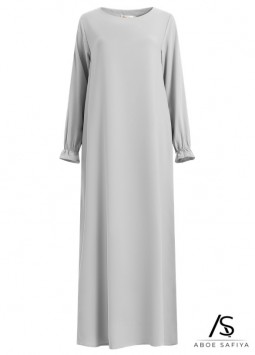 Abaya "Aicha" Lichtgrijs