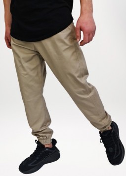 Beige Broek "Basic" van Al-Mirats