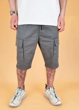 Bermuda Chino "Cargo" Donkergrijs van New Heritage