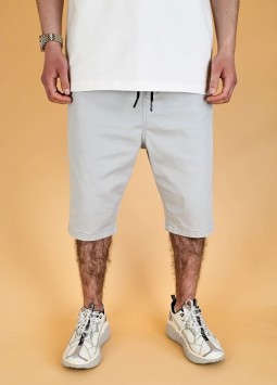 Bermuda Chino "Basic" Lichtgrijs van New Heritage