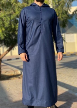 Djellaba Navy van Custom Qamis