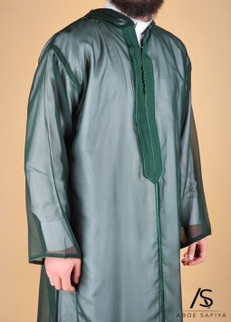 Marokkaanse Djellaba "Muslin" Groen van Rafiq