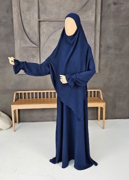 Khimar Set "Farah" Navy - Button