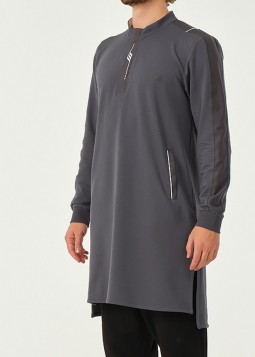 Kurta "Subtle" Antraciet van Qaba'il