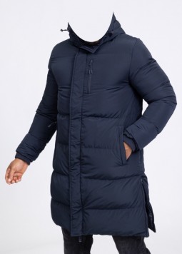 Navy Parka van Zayne Paris