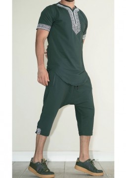 Zomeroutfit Etniz Groen van Qaba'il