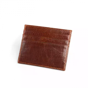 Kaarthouder van Echt Leer