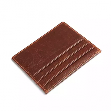 Kaarthouder van Echt Leer