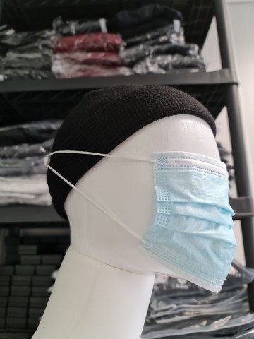 Mondkap Houder in Wit of Zwart