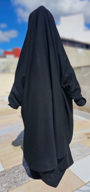 2piece jilbab voor meisjes zwart 2