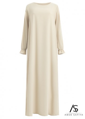 Abaya aicha creme