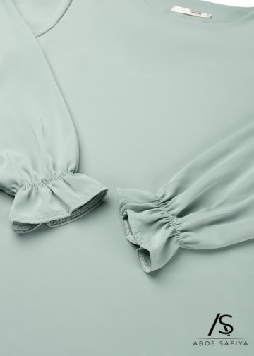 Abaya aicha mint 2