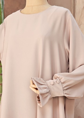 Abaya inaya beige 2