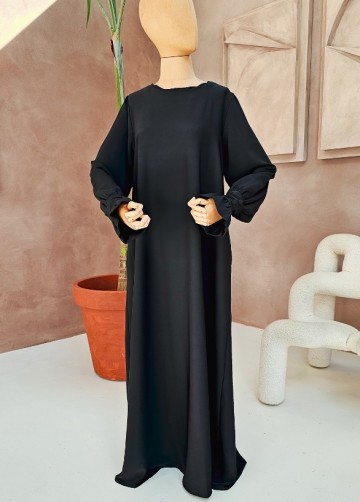 Abaya inaya zwart 2