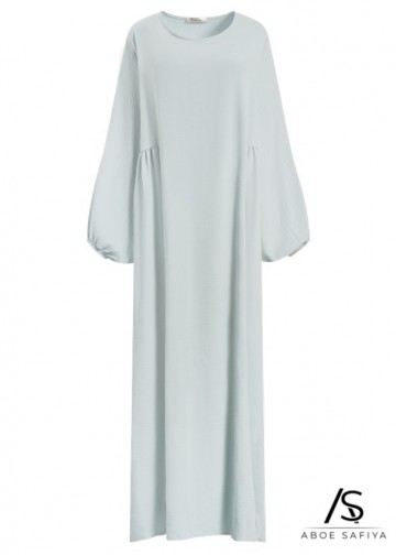 Abaya khadija lichtgrijs