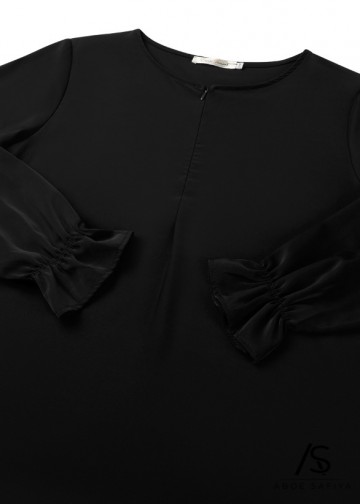 Abaya oemmie zwart 2