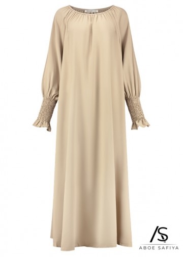 Abaya sawda beige