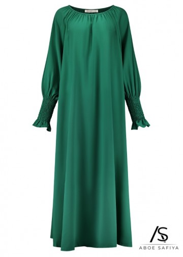 Abaya sawda groen
