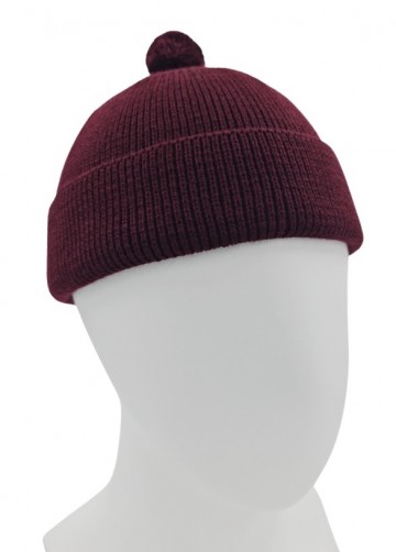 Beanie docker   bordeauxrood
