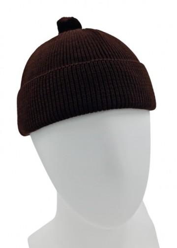 Beanie docker   donkerbruin