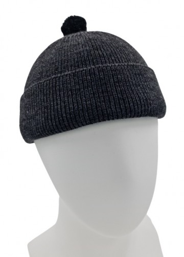 Beanie docker   donkergrijs