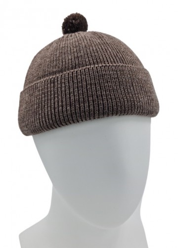 Beanie docker   lichtbruin