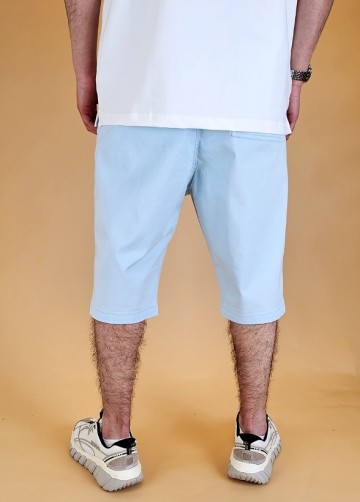 Bermuda chino basic babyblauw 3