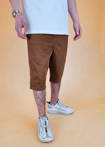 Bermuda chino basic bruin 2