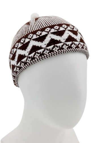 Bruine kufi zigzag
