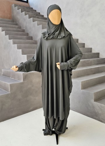 Burkini lina grijs 2