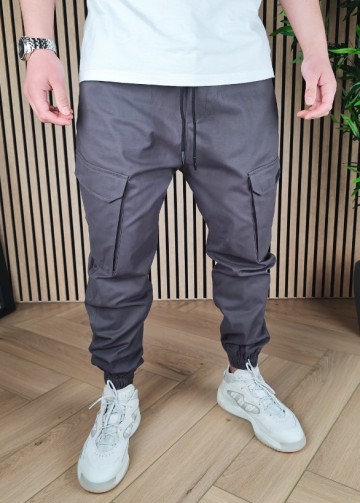 Cargo broek revision taupe van al mirats