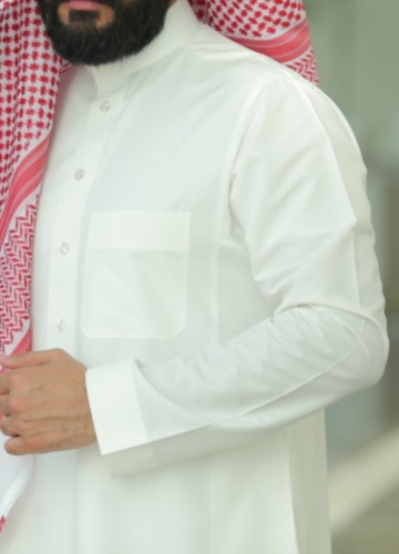 Daffah thobe off white 2