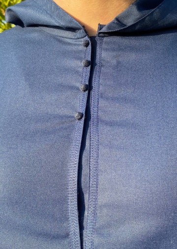 Djellaba cashmere navy 3