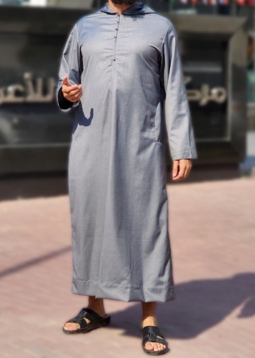 Djellaba Man Grijs van Custom Qamis