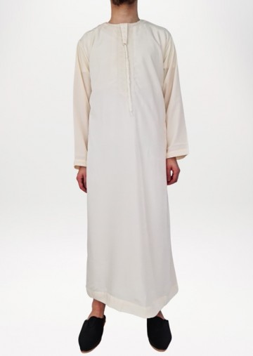 Djellaba mannen qamis kandora man creme 2