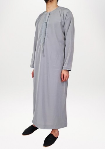 Djellaba mannen qamis kandora man grijs 3