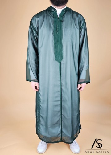 Djellaba muslin green