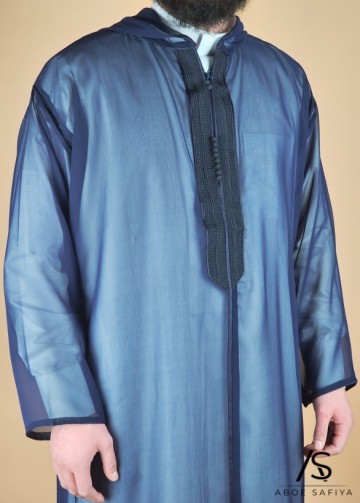 Djellaba muslin navy 1