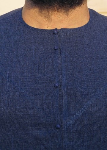 Emirati qamis donkerblauw