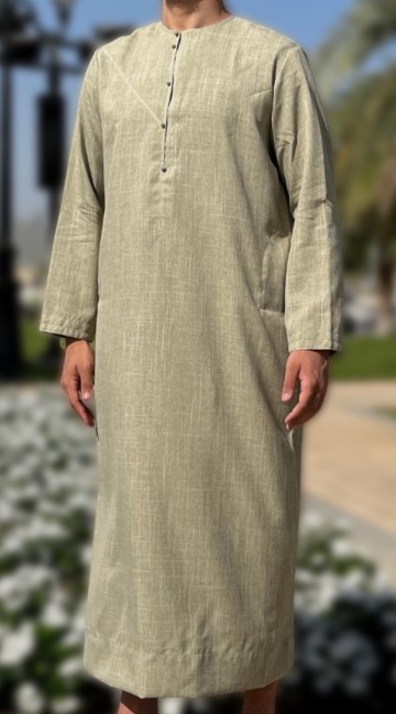 Emirati thobe lichtgroen imperial van custom qamis 2