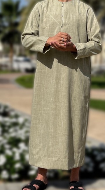 Emirati thobe lichtgroen imperial van custom qamis 4