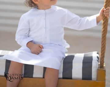 Emirati wit platinum kids   custom qamis 4