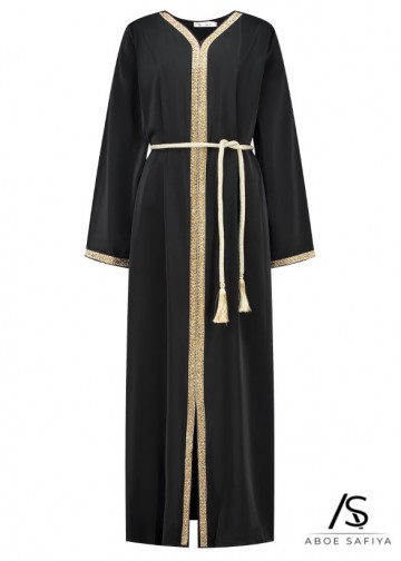 Feestjurk meryam zwart