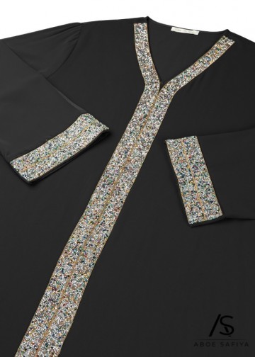 Feestjurk zayneb zwart 2