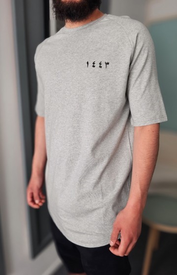 Grijs t shirt 1443 van qawy 6