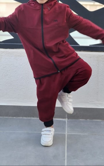 Bordeaux Trainingspak voor Kids & Tieners van Al-Mirats