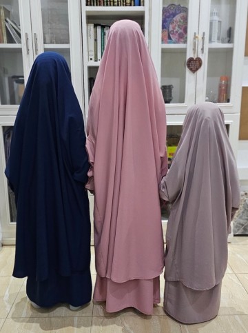 Jilbab meisjes 3 kleuren 1