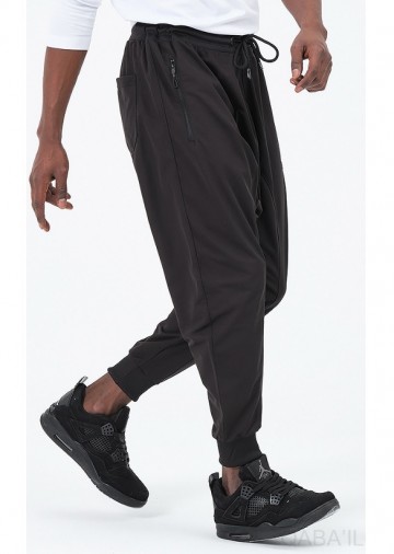 Jogginbroek leger zwart van qabail