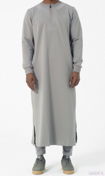 Jogging qamis amwaj grijs 2