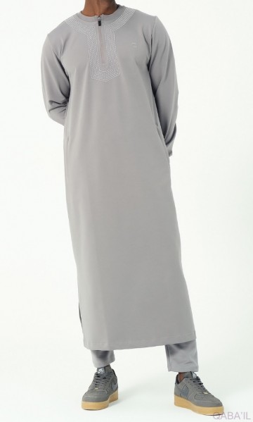 Jogging qamis amwaj grijs 5
